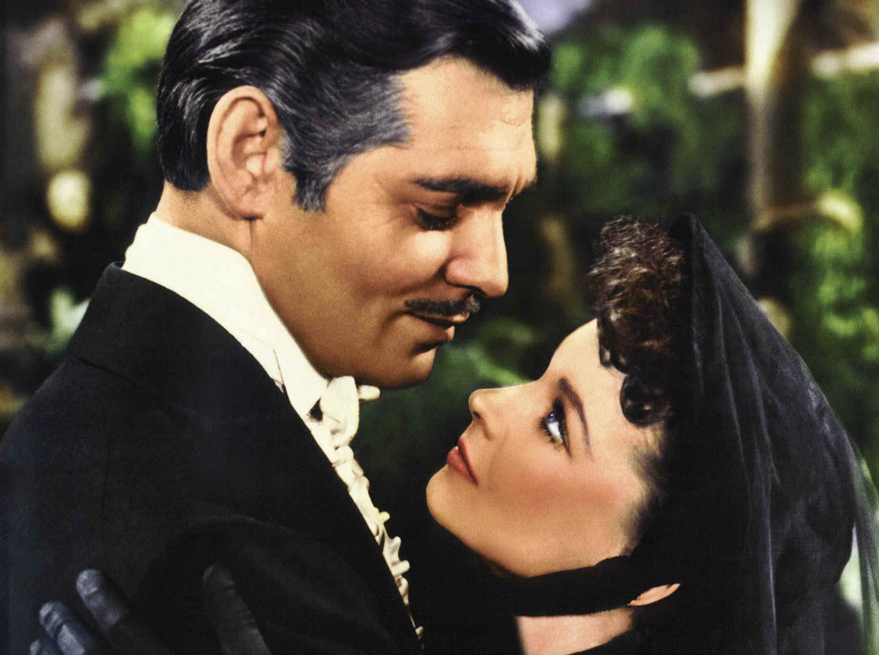 With Clark Gable